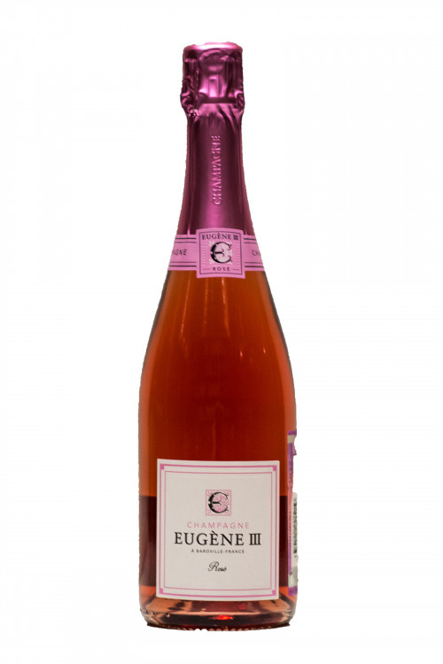 Еужен III Розе Брют, 0.75, Шампань вино розовое, брют, игристое 