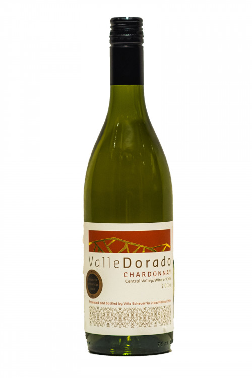 Валле Дорадо Шардонне, 0.75, вино белое, полусухое 