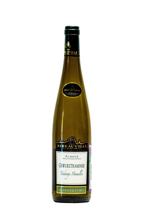 Кав де Рибовилле Гевюрцтраминер 2015, 0.75, Эльзас, вино белое, полусладкое 