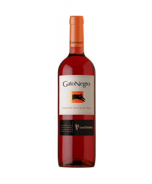 Гато Негро Розе Каберне Совиньон Сан Педро, 0.75, Сентраль, вино розовое, сухое 