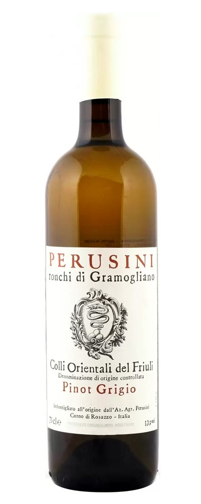 Перусини Пино Гриджо 2016, 0.75, Фриули, ПЕРУСИНИ, вино белое, сухое 