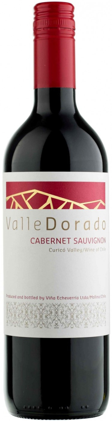 Валле Дорадо Каберне Совиньон 2015, 0.75, вино красное, полусладкое 