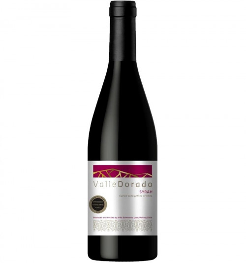 Валле Дорадо Сира 2015, 0.75, вино красное, полусухое 