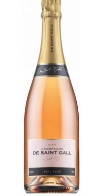 Де Сен Галль Шампань АОС Брют Розе, 0.75, Шампань, вино розовое, брют, игристое 