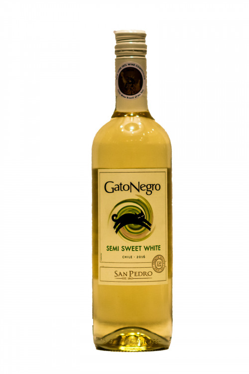 Гато Негро Сан Педро 2016, 0.75, Сентраль, вино белое, полусладкое 
