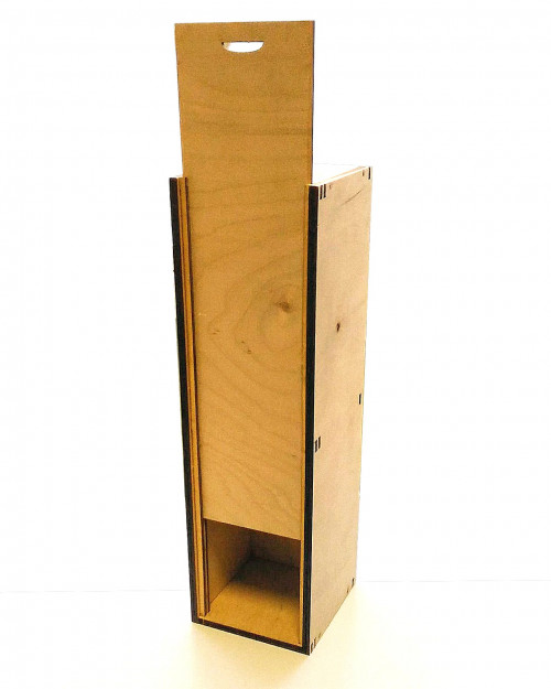 Коробка, фанера 6 мм, льняное масло, размер 10.60х10.20х32.50 
