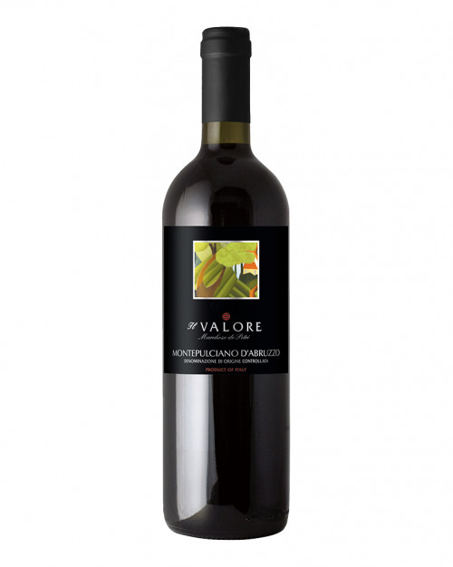 Иль Валоре Монтепульчано д&#039;Абруццо 2014, 0.75, вино красное, сухое 