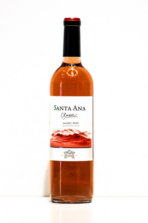 Санта Ана Мальбек Розе 2016, 0.75, вино розовое, полусухое, столовое 