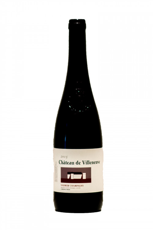 Шато де Вилльнев AOC Сомюр Шампини, 0.75, Бордо, вино красное, сухое 